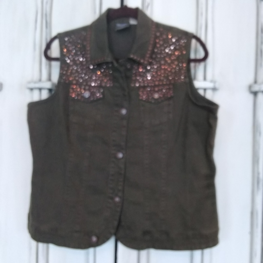 Diane Gilman Jean vest.  L